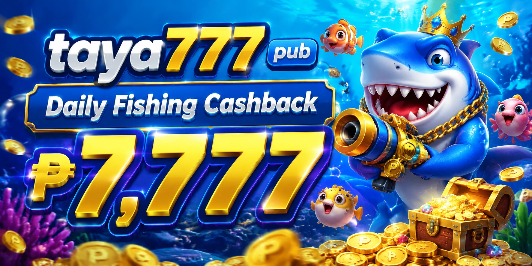 Taya777 fishing games banner 1
