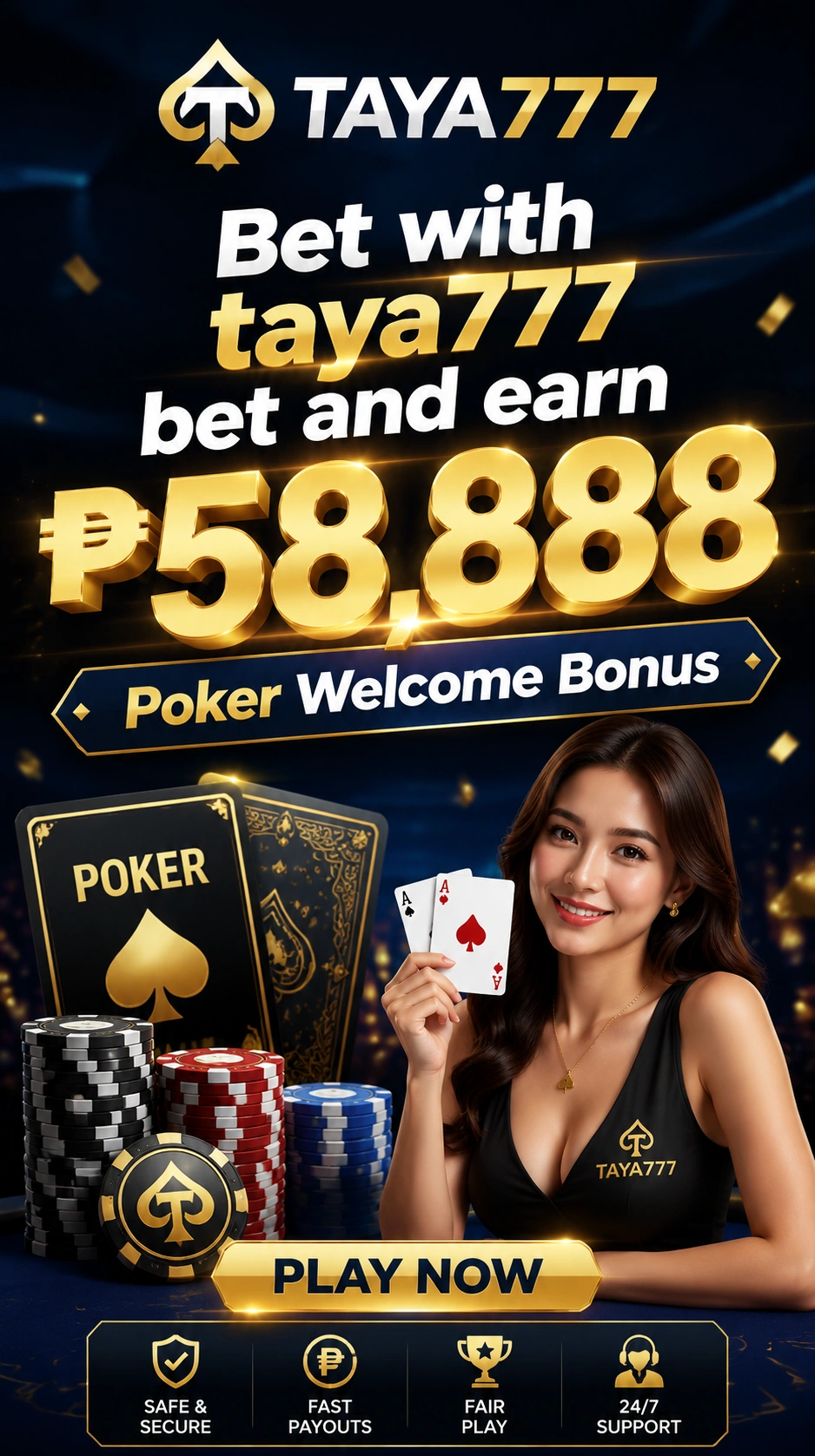 Taya777 poker banner 2