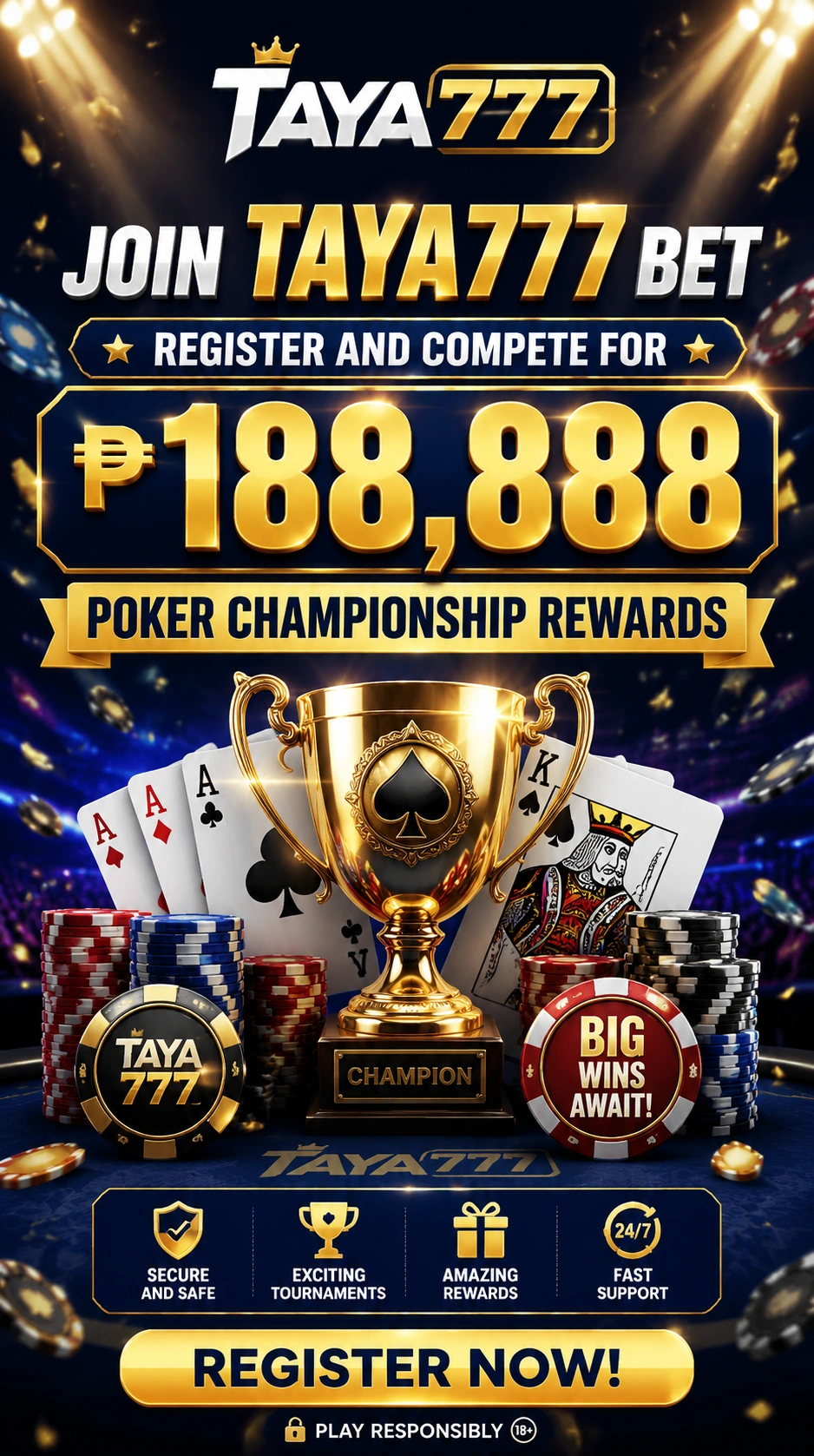 Taya777 poker banner 3