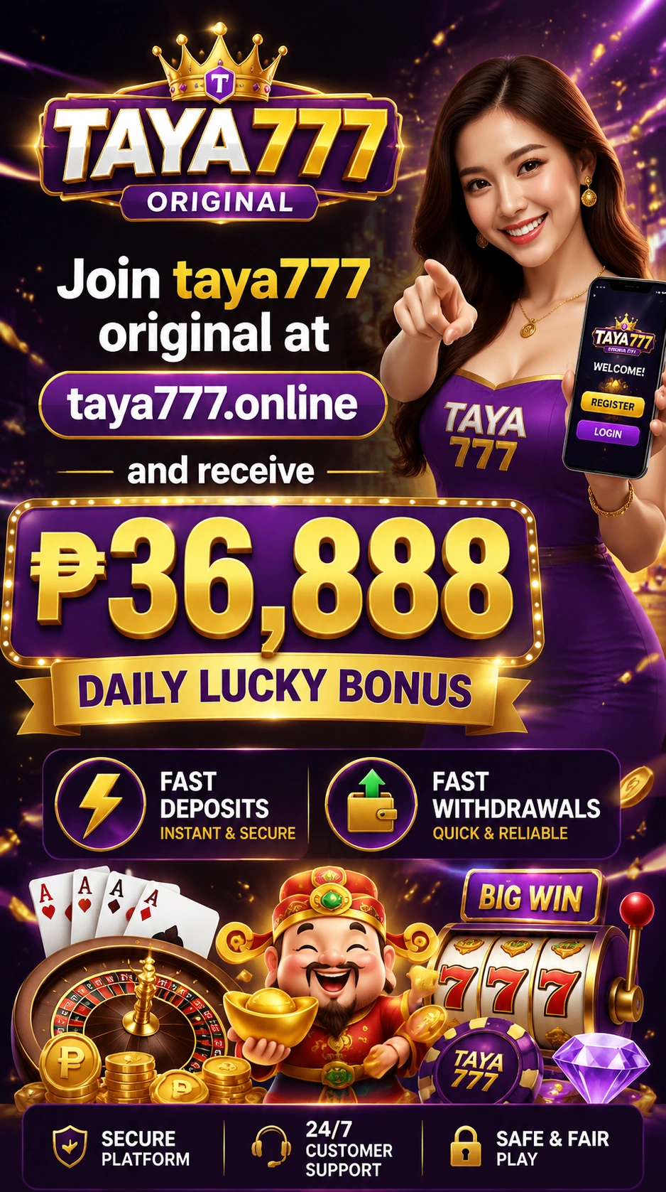 Taya777 promotions banner repeat